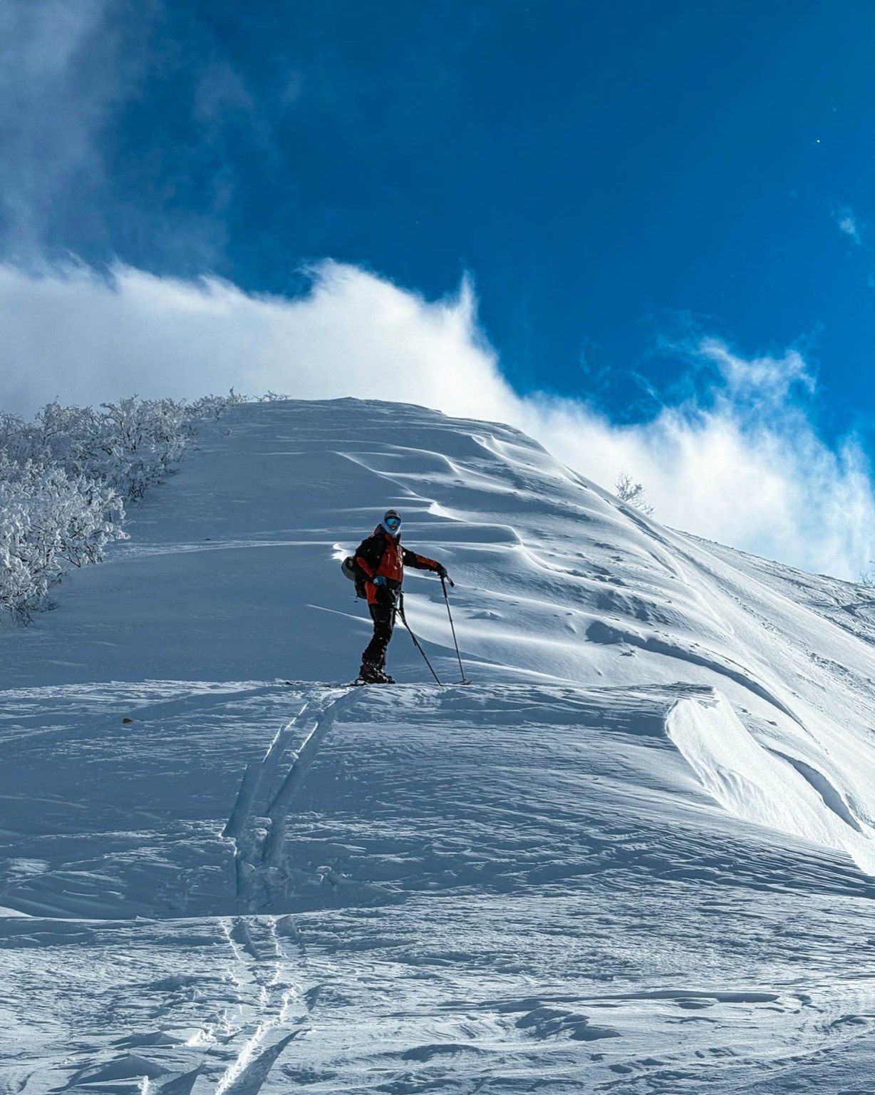 Winter mountains in Japan